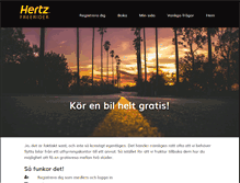 Tablet Screenshot of hertzfreerider.se